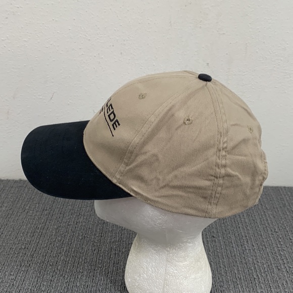 Laclede Wire Baseball Hat Mens Adjustable Beige Black Strapback Cap RCC - Picture 6 of 14